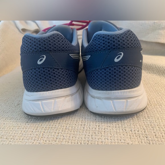 Asics Shoes Gel Contend Low Top Lace Up Running Sneaker Womens 10 1012A234 Blue - Picture 8 of 10